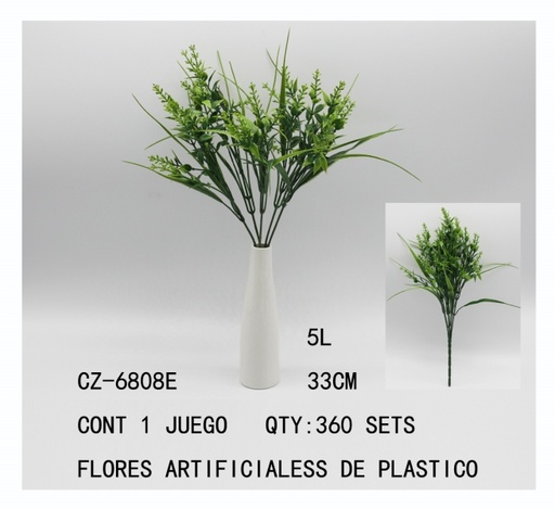 [CZ-6808E[360PZS/CAJA]] [CZ-6808E]FLORES ARTIFICIALES DE PLASTICO 