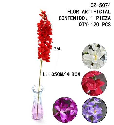 [CZ-5074[120PZS/CAJA[] [CZ-5074]FLOR ARTIFICIAL 