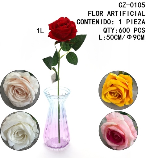 [CZ-0105[600PZS/CAJA]] [CZ-0105]FLOR ARTIFICIAL 