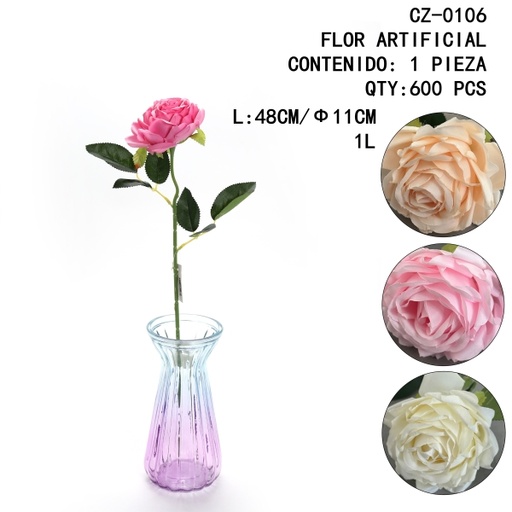 [CZ-0106[600PZS/CAJA]] [CZ-0106]FLOR ARTIFICIAL 