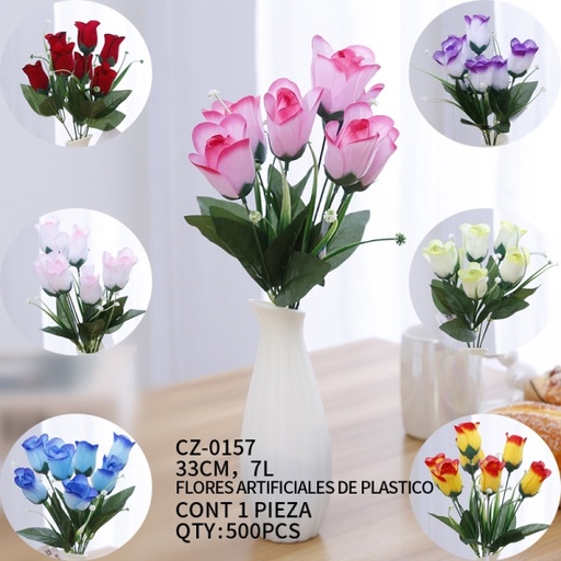 [CZ-0157[500PZS/CAJA]] [CZ-0157]FLOR ARTIFICIAL 