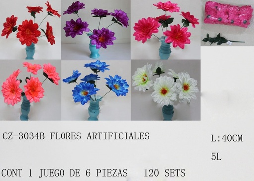 [CZ-3034B[120PZS/CAJA]] [CZ-3034B]FLORES ARTIFICIALES 