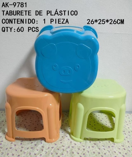 [AK-9781[60PZS/CAJA]] [AK-9781]TABURETE DE PLÁSTICO 