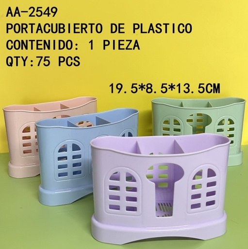 [AA-2549[75PZS/CAJA]] [AA-2549]PORTACUBIERTO DE PLASTICO 