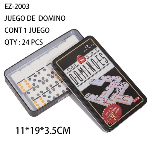 [EZ-2003[24PZS/CAJA]] [EZ-2003]JUEGO DE  DOMINO 