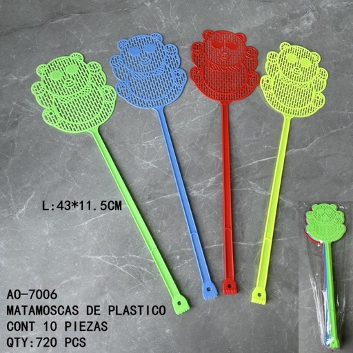 [AO-7006[720PZS/CAJA]] [AO-7006]MATAMOSCAS DE PLASTICO 
