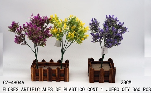 [CZ-4804A[360PZS/CAJA]] [CZ-4804A]FLORES ARTIFICIALES DE PLASTICO 