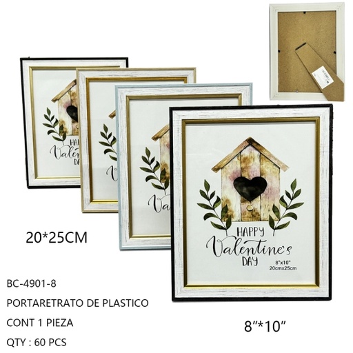 [BC-4901-8[60PZS/CAJA]] [BC-4901-8]PORTARETRATO DE PLASTICO 