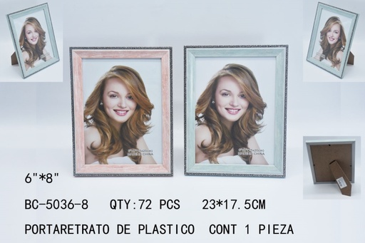 [BC-5036-8[72PZS/CAJA]] [BC-5036-8]PORTARETRATO DE PLASTICO 