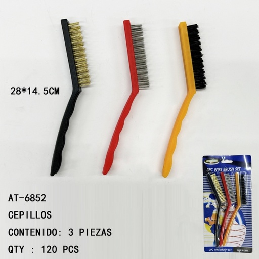 [AT-6852[120PZS/CAJA]] [AT-6852]CEPILLOS 
