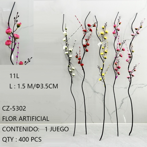[CZ-5302[400PZS/CAJA]] [CZ-5302]FLOR ARTIFICIAL 