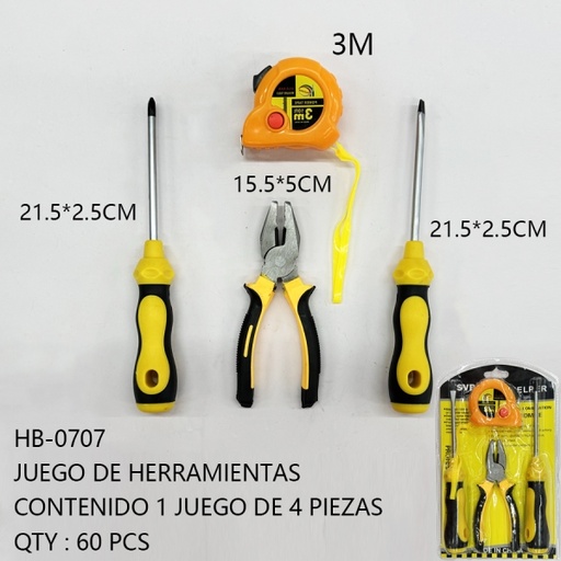 [HB-0707[60PZS/CAJA]] [HB-0707]JUEGO DE HERRAMIENTAS 