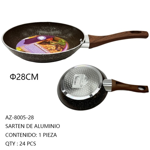 [AZ-8005-28[24PZS/CAJA]] [AZ-8005-28]SARTEN DE ALUMINIO 