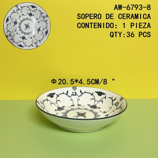 [AW-6793-8[36PZS/CAJA]] [AW-6793-8]SOPERO DE CERAMACA 