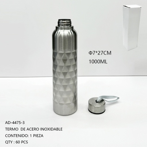 [AD-4475-3[60PZS/CAJA]] [AD-4475-3]TERMO  DE ACERO INOXIDABLE 