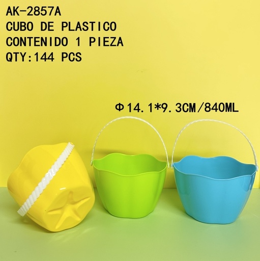 [AK-2857A[144PZS/CAJA]] [AK-2857A]CUBO DE PLASTICO 