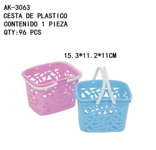 [AK-3063[96PZS/CAJA]] [AK-3063]CESTA DE PLASTICO 