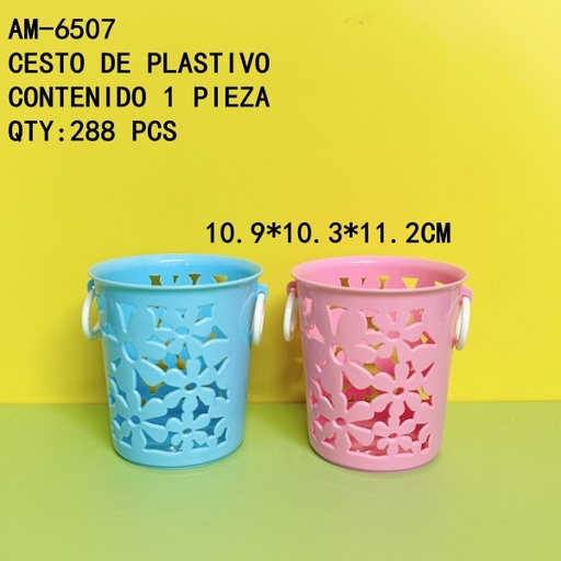 [AM-6507[288PZS/CAJA]] [AM-6507]CESTO DE PLASTIVO 