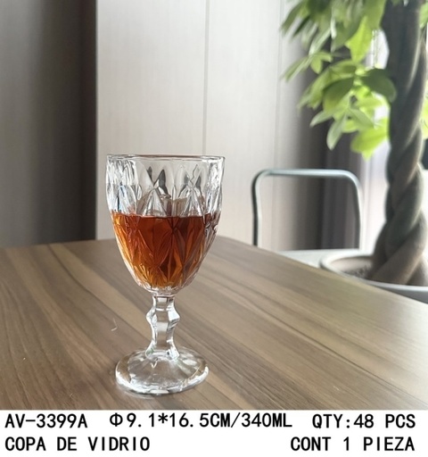 [AV-3399A[48PZS/CAJA]] [AV-3399A]COPA DE VIDRIO 