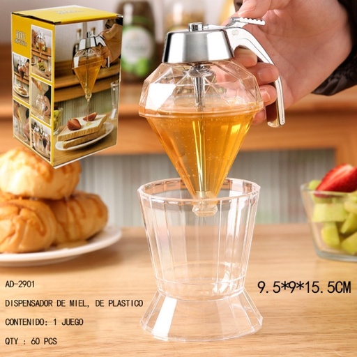 [AD-2901[60PZS/CAJA]] [AD-2901]DISPENSADOR DE MIEL, DE PLASTICO 