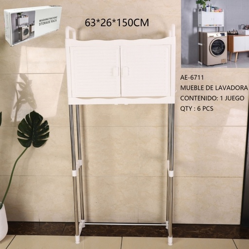 [AE-6711[6 PZS/CAJA]] [AE-6711]MUEBLE DE LAVADORA 