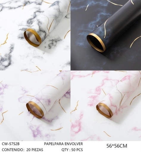 [CW-5752B [50 PZS/CAJA]] [CW-5752B]PAPEL PARA ENVOLVER 
