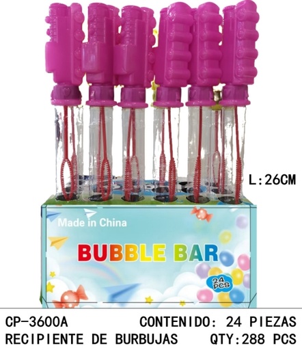 [CP-3600A [288 PZS/ CAJA]] [CP-3600A] RECIPIENTE DE BURBUJAS
