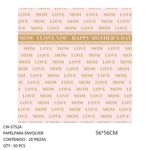 [CW-5752A[50PZS/CAJA]] [CW-5752A]PAPELPARA ENVOLVER 
