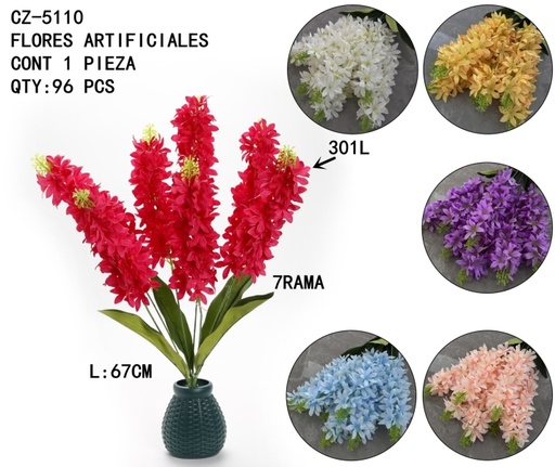 [CZ-5110B [96 PZS/ CAJA]] [CZ-5110B] FLOR ARTIFICIAL 