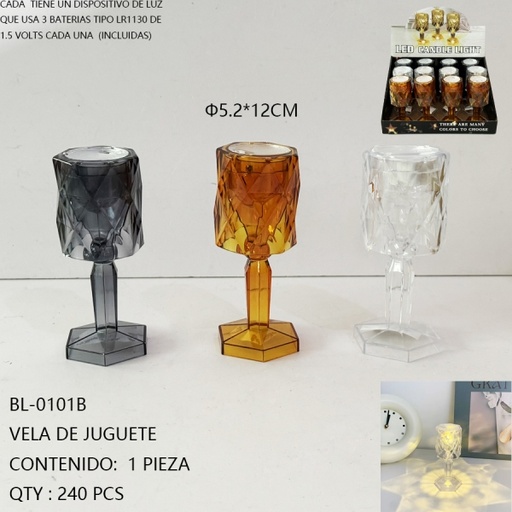 [BL-0101B[240PZS/CAJA]] [BL-0101B]VELA DE JUGUETE 