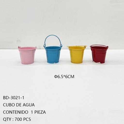 [BD-3021-1 [700 PZS/ CAJA]] [BD-3021-1] CUBO DE AGUA 