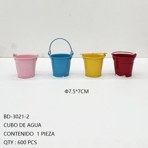 [BD-3021-2 [600 PZS/ CAJA]] [BD-3021-2] CUBO DE AGUA 