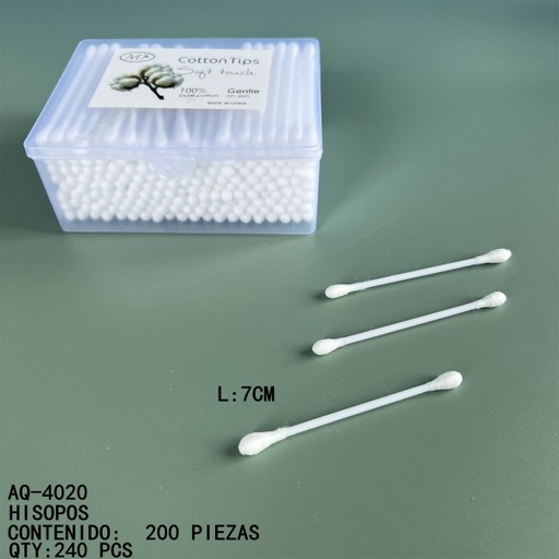 [AQ-4020 [240 PZS/ CAJA]] [AQ-4020] HISOPOS 