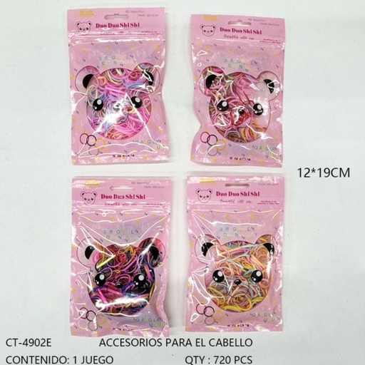 [CT-4902E [720 PZS/ CAJA]] [CT-4902E] ACCESORIOS PARA EL CABELLO 