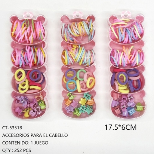 [CT-5351B [252 PZS/ CAJA]] [CT-5351B] ACCESORIOS PARA EL CABELLO 