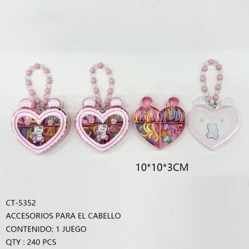[CT-5352 [240 PZS/ CAJA]] [CT-5352] ACCESORIOS PARA EL CABELLO 