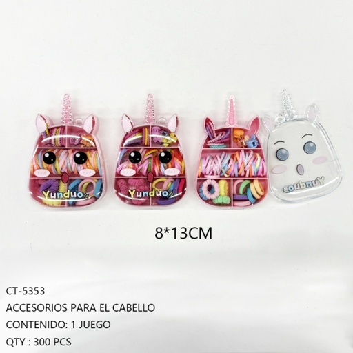 [CT-5353 [300 PZS/ CAJA]] [CT-5353] ACCESORIOS PARA EL CABELLO 