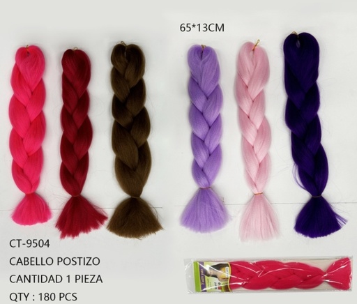 [CT-9504 [180PZS/ CAJA]] [CT-9504] CABELLO POSTIZO 