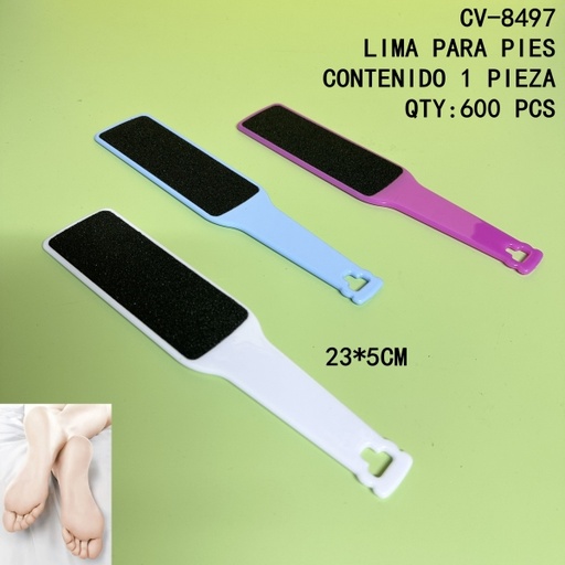 [CV-8497 [600 PZS/ CAJA]] [CV-8497] LIMA PARA PIES 