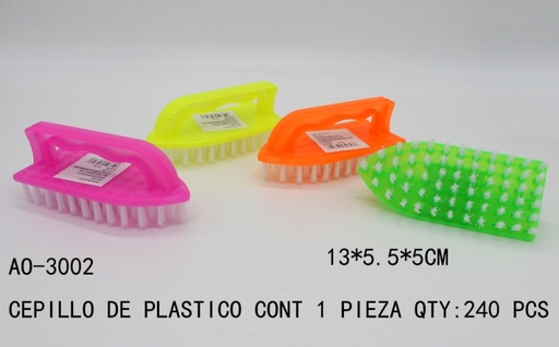 [AO-3002 [240 PZS/ CAJA]] [AO-3002] CEPILLO DE PLASTICO 
