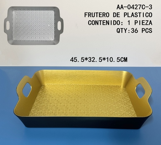 [AA-0427C-3 [36 PZS/ CAJA]] [AA-0427C-3] FRUTERO DE PLASTICO 