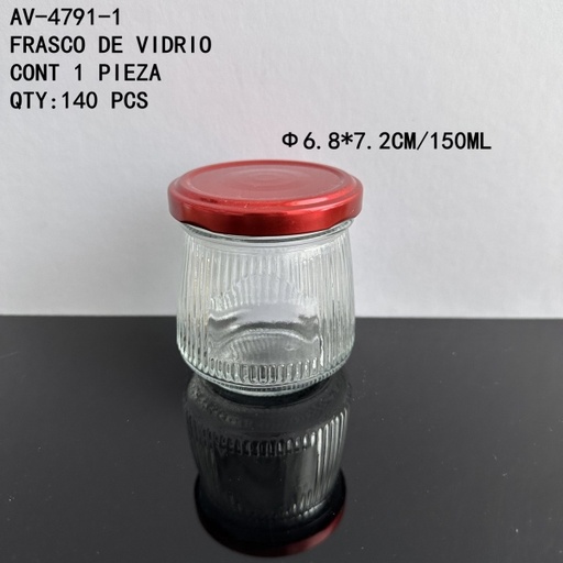 [AV-4791-1 [140 PZS/ CAJA]] [AV-4791-1] FRASCO DE VIDRIO 
