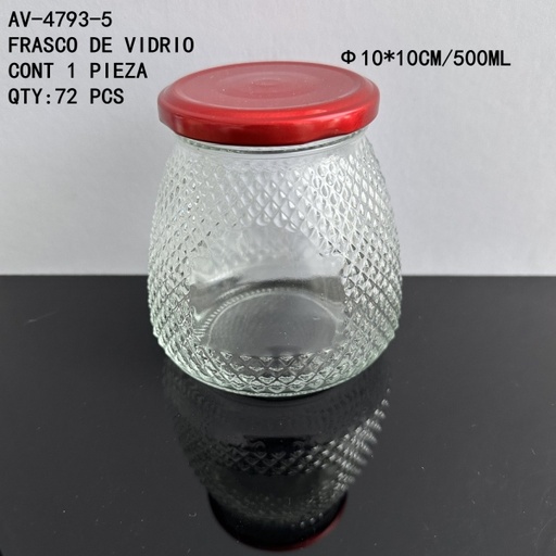 [AV-4793-5 [72 PZS/ CAJA]] [AV-4793-5] FRASCO DE VIDRIO 
