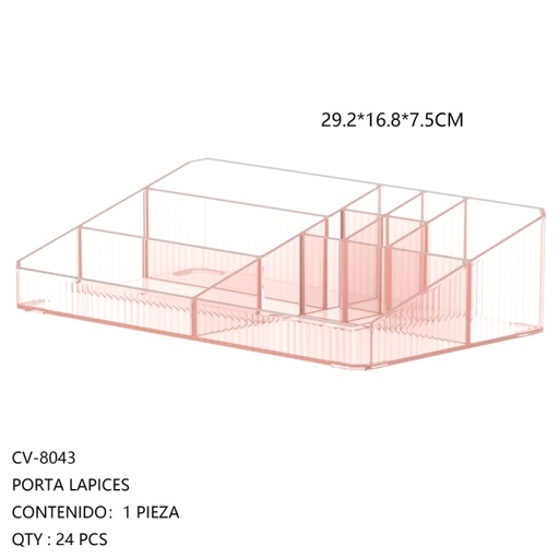 [CV-8043 [24 PZS/ CAJA]] [CV-8043] PORTA LAPICES 