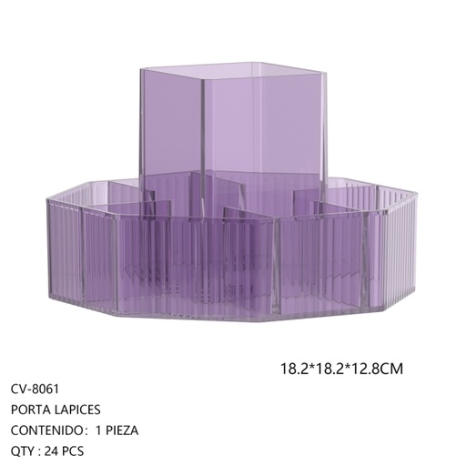 [CV-8061 [24 PZS/ CAJA]] [CV-8061] PORTA LAPICES 