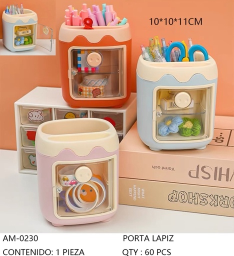 [AM-0230 [60 PZS/ CAJA]] [AM-0230] PORTA LAPIZ 