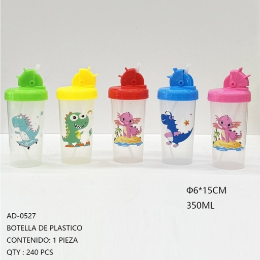 [AD-0527 [240 PZS/ CAJA]] [AD-0527] BOTELLA DE PLASTICO 