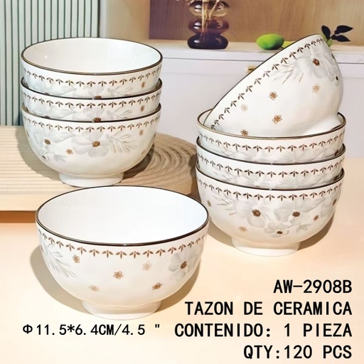 [AW-2908B [120 PZS/ CAJA]] [AW-2908B] TAZON DE CERAMICA 