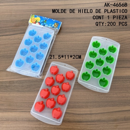 [AK-4656B [200 PZS/ CAJA]] [AK-4656B] MOLDE DE HIELO DE PLASTICO 