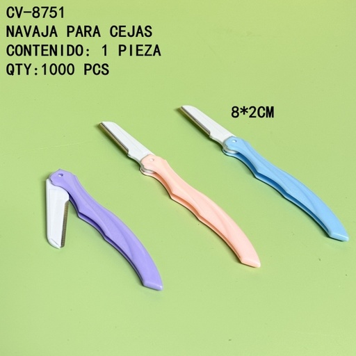 [CV-8751 [1000 PZS/ CAJA]] [CV-8751] NAVAJA PARA CEJAS 